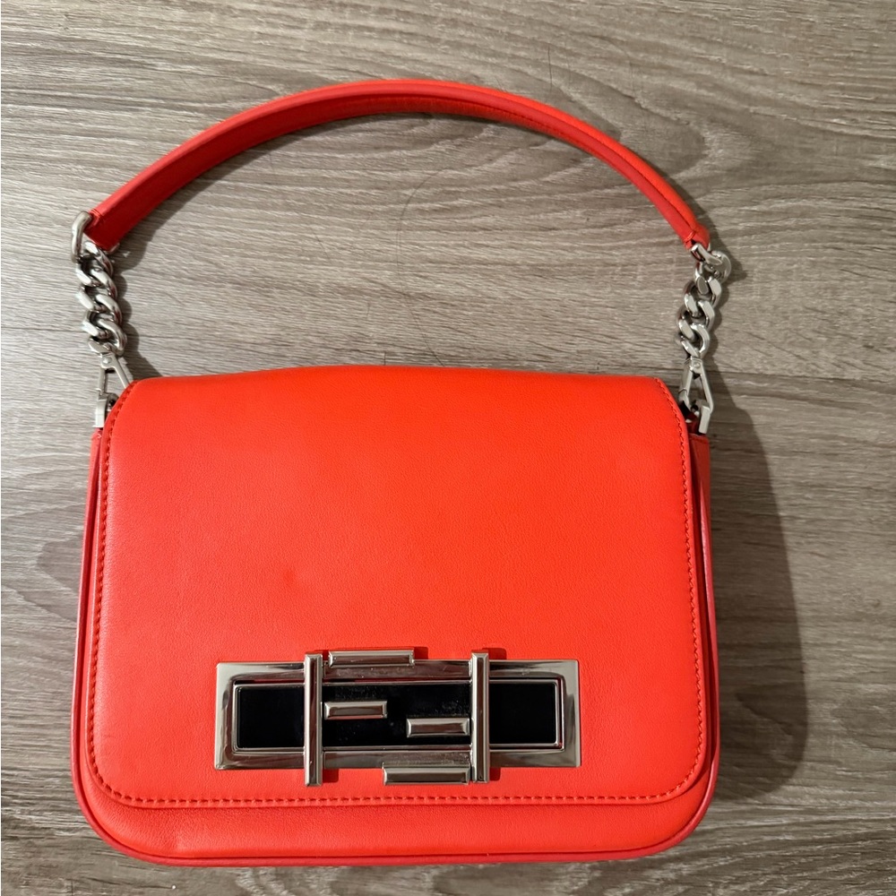 Fendi Leather Cross Body Bag